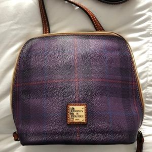 Dooney & Bourke Purple Plaid Crossbody